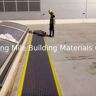 Hot Welding Anti-slip TPO Waterproofing Membrane TPO Walkwey Pads for Roofing