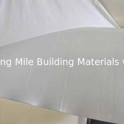 White EPDM Sheet Self-adhesive EPDM Waterproofing Membrane with Butyl Rubber