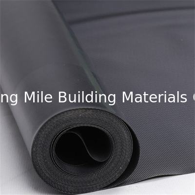 White EPDM Rubber Roofing Waterproof Membrane For Construction Film 1.2mm 1.5mm PVC TPO Geomembrane Reinforced Membranes Sheet