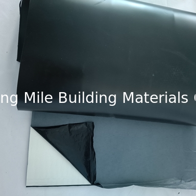 1.5mm EPDM Rubber Self-adhesive Building Waterproof Materials Roofing Membrane Rolls