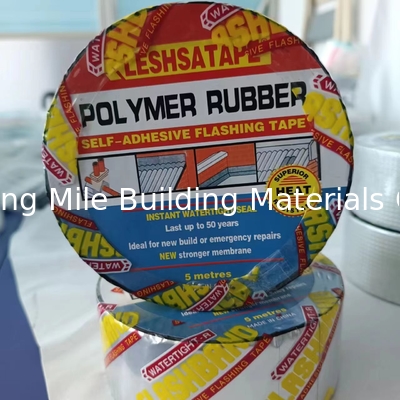 Self-adhesive High stickness Polymer Rubber Tape Waterproof Membrane For Roof Sealing and Waterproofing