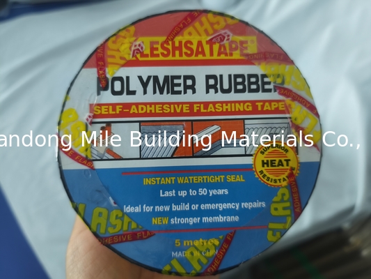 Super Strong Polymer Rubber Self Adhesive Vinyl Adhesive Tape Aluminum Foil Butyl Rubber Tape For Fix Roof