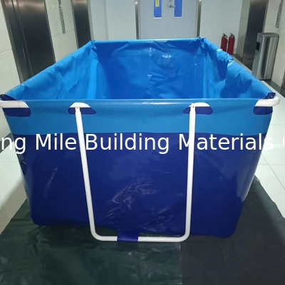 Customized Size Rectangular Metal Frame Above Ground Family Outdoor Backyard Swimming Pool