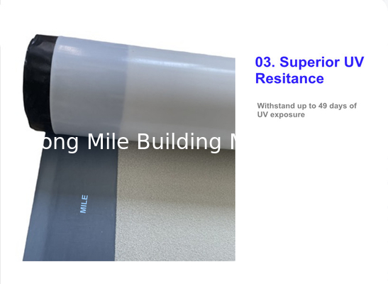 HDPE sheet waterproofing rolling membrane Self Adhesive Pre Applied Waterproof HDPE Membrane
