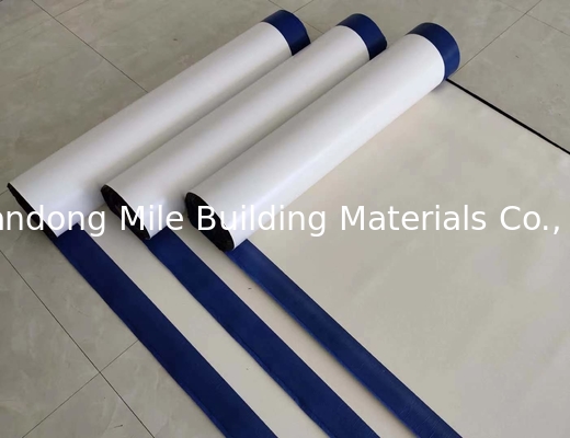 Building waterproof mateials HDPE sheet waterproofing rolling membrane Self Adhesive Pre Applied Waterproof HDPE Membrane