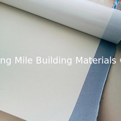 Building waterproof mateials HDPE sheet waterproofing rolling membrane Self Adhesive Pre Applied Waterproof HDPE Membrane