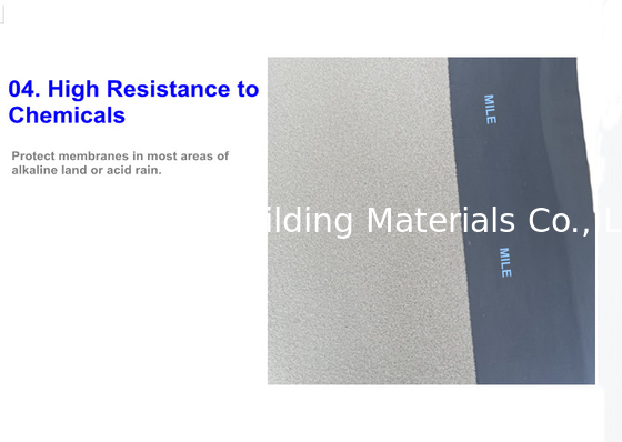 Self adhesive HDPE/ TPO membrane waterproof membrane for roof /basement/ building easy applying long service life