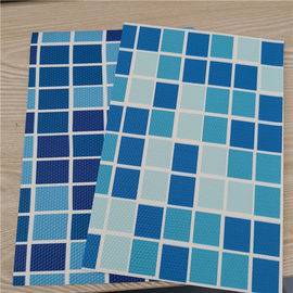 Popular Mosaic color PVC material waterproofing membrane  ,PVC swimming pool iner