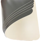 Grey good tensile strength PVC waterproof liner with reinforced fabric heating weldable waterproof sheet