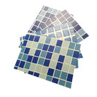 PVC membrane blue Colors Mosaic Anti-uv Reinforced with Fabric pvc swimming pool liner