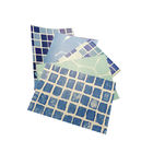 Reinforced with fabric Anti-Microorganisms polyvinyl chloride Blue Mosaic pvc swimming pool liner