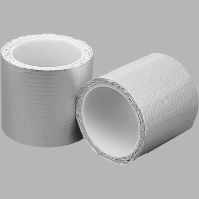 Waterproof self adhesive butyl rubber tape, super sticky aluminum foil butyl tape