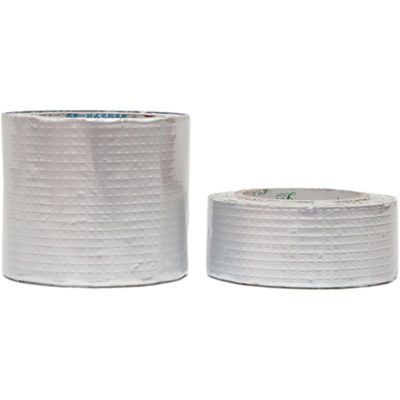 Non-woven fabric Butyl Powerful self adhesive butyl rubber tape super sticky aluminum foil butyl tape