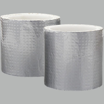 Non-woven fabric Butyl Powerful self adhesive butyl rubber tape super sticky aluminum foil butyl tape