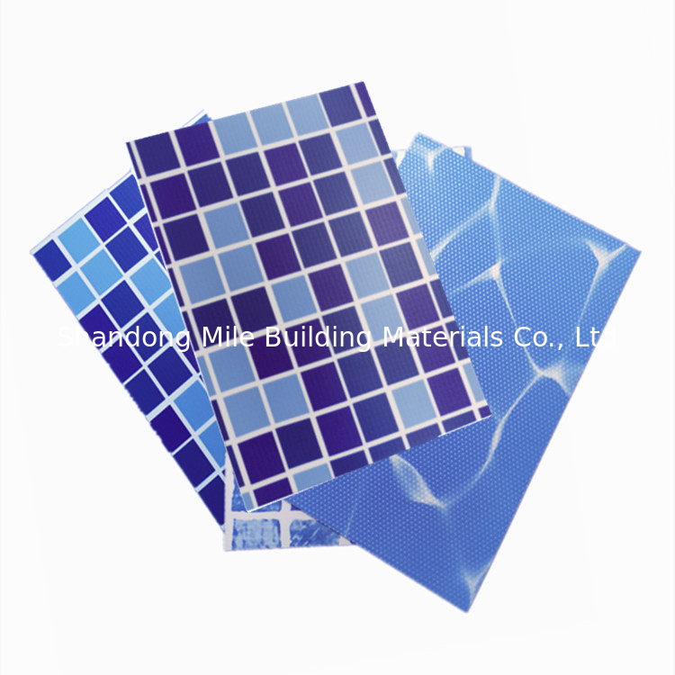 Bule color and different  PVC swimming pool liner, ASTM,  PVC waterproof membrane