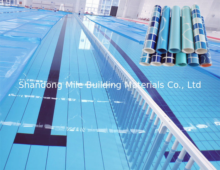 Vinyl swimming pool pvc liner roll 1.5mm, Reinforced , Anti-UV PVC vinyl liner for inground swimming pools