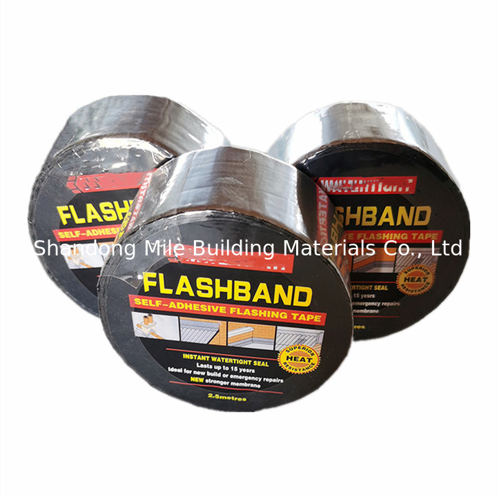 Manufacturer Popular Gun Grey 1.5mm Adhesive Bitumen Flash Band for Roof Repair