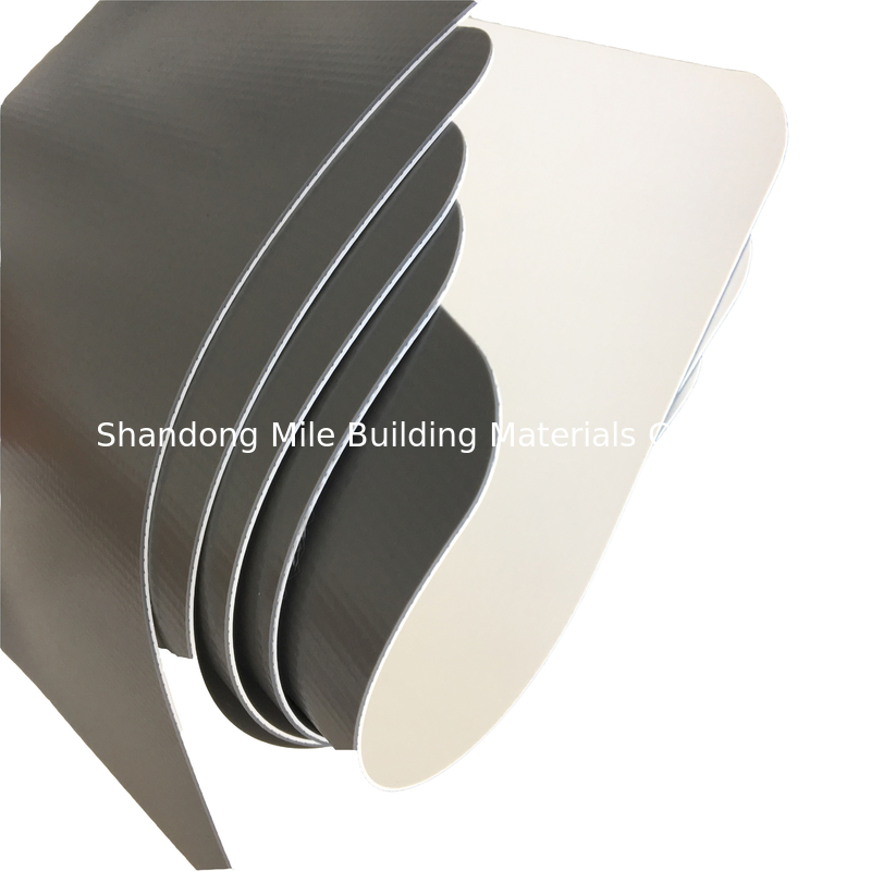 PVC Heat Resistant Waterproofing Roof Membrane, PVC Polyester Reinforced UV Resistant Waterproof Membrane