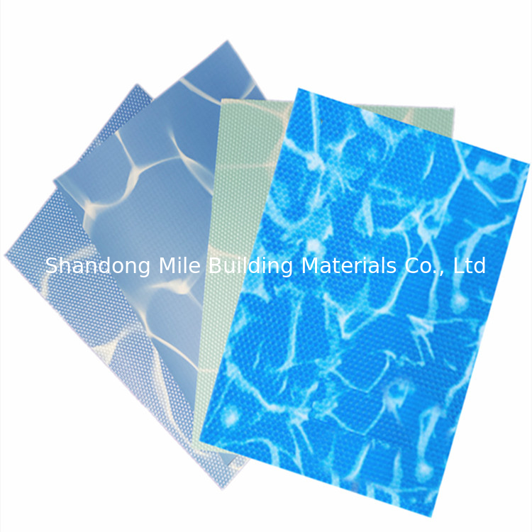 Competitive Price Reinforced With Fabric pvc swimming pool liner film Unti-UV PVC Reinforced pvc swimming pool liner
