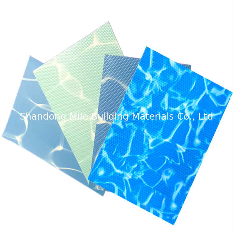 Heating Weldable water wave Reinforced with Fabric pvc swimming pool liner