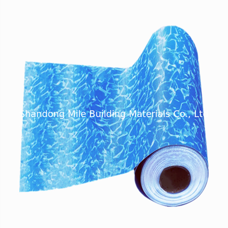 Anti-UV Reinforced with Fabric water wave pvc swimming pool liner