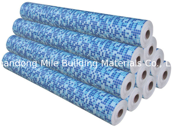 PVC material ideal for replacing pool lining ,ASTM, swimming pool liner membrane