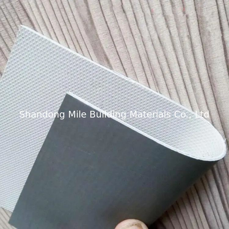 1.5mm PVC Polyester Reinforced high polymer waterproofing membrane PVC for buildings roofing