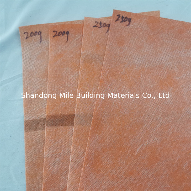 1m width Foil Blue  0.5mm 0.65mm PP PE Membrane Waterproofing Fabric Tile Floor Adhesive With High Tensile Strength
