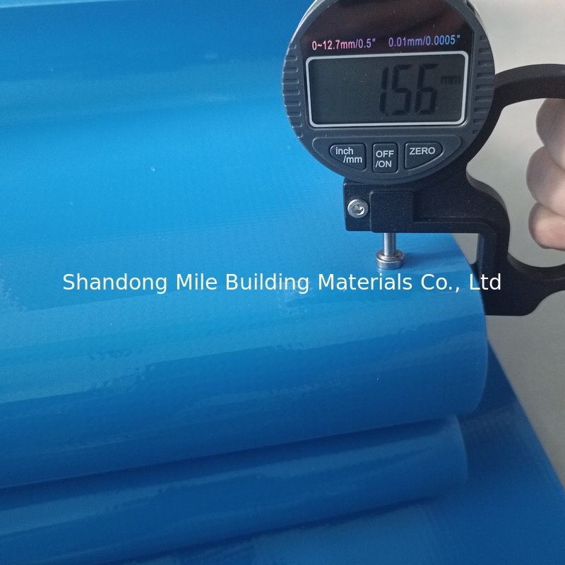 Wholesale Factory Anti-UV Reinforced Pure Blue 1.5mm Thickness PVC Swimming Pool Liner