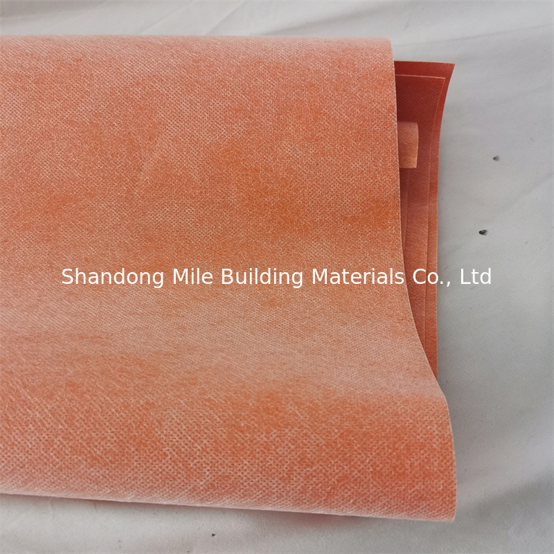 Antifracture Membrane 0.6mm PP Fleece Waterprof Liner For Washer Room Wall And Floor