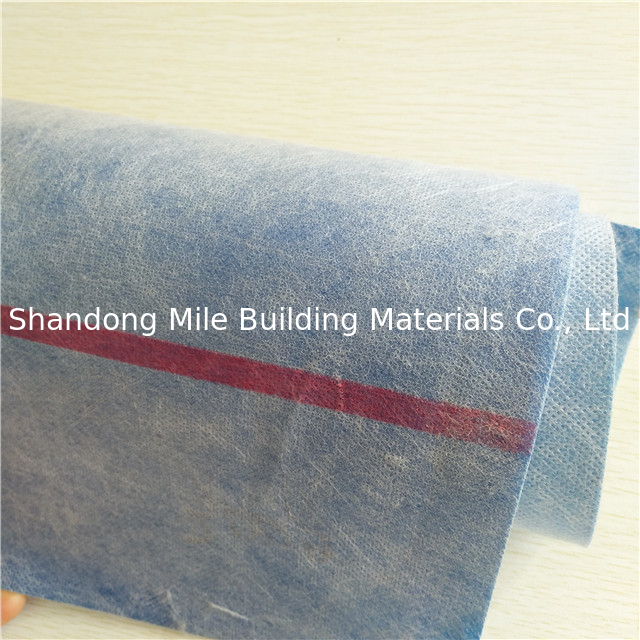 Antifracture Flexible 0.5mm 0.6mm Membrane Waterproof Fabric For Wet Toliet Room Wall And Floor with Nonwoven Fleece