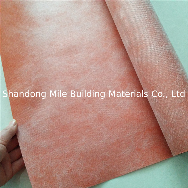 Antifracture Flexible 0.5mm 0.6mm Membrane Waterproof Fabric For Roofing with Nonwoven Fleece