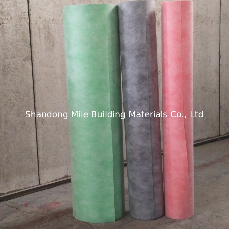 Light Weight PP PE Waterproofing Fleece Membrane Grey Waterproof Fabric For Kitchen Tile