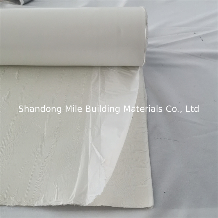 sand surface HDPE pre applied non bitumen self adhesive waterproof membrane rolls for mortar