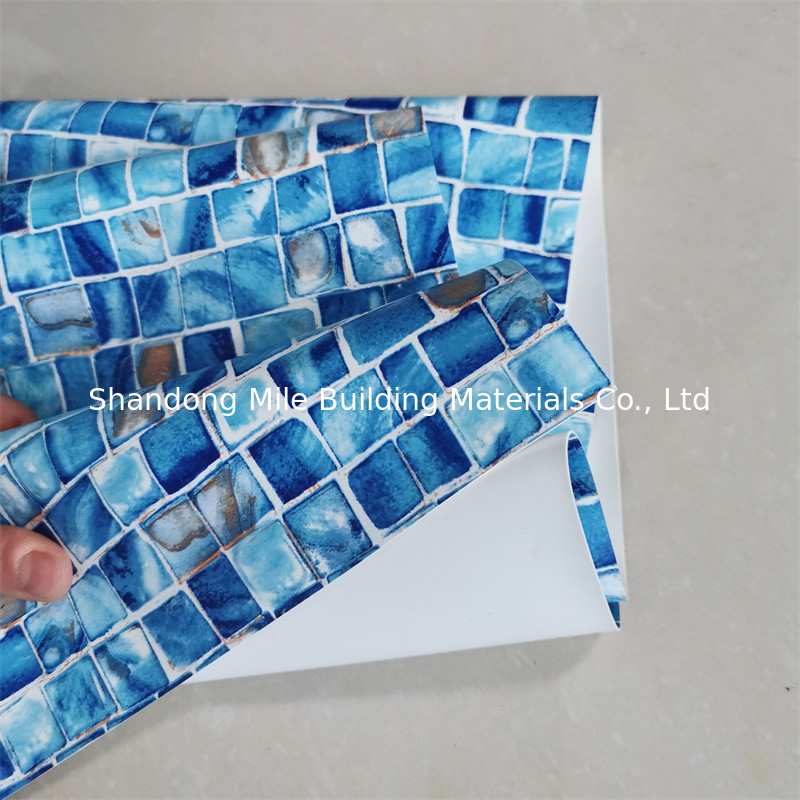 Anti Friction customized color 1.65m Width 0.6mm 0.7mm 0.8mm Vinyl PVC Swimming Pool Liner