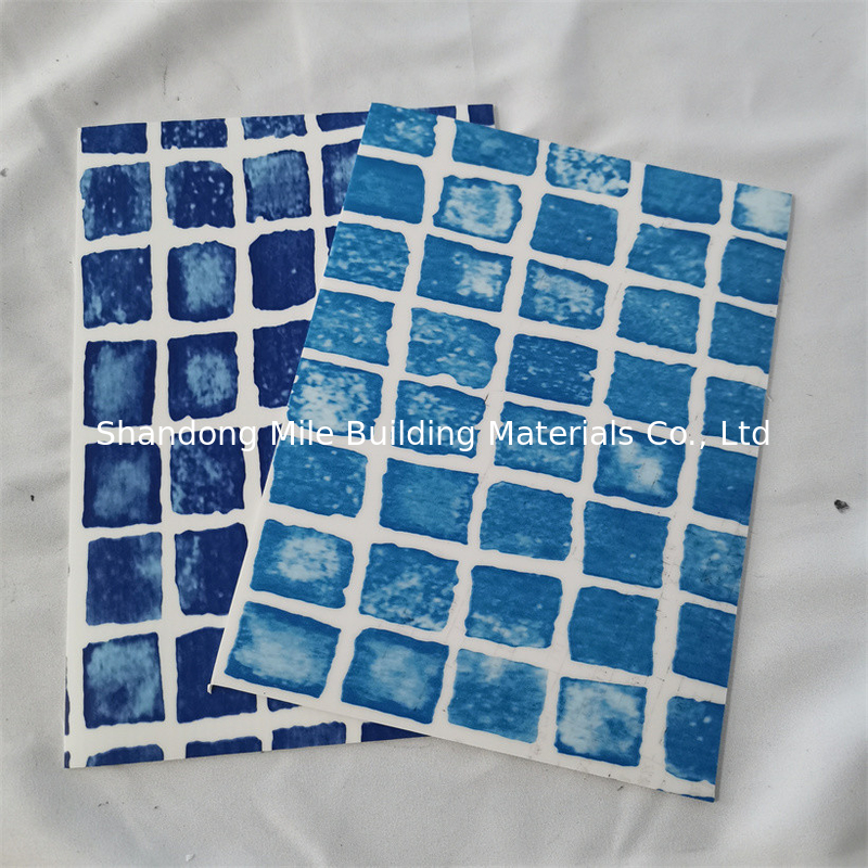 1.5mm 2.0mm Reinfoced Materials Factory Price PVC Liner For Swimming Pool In Mosaic Color