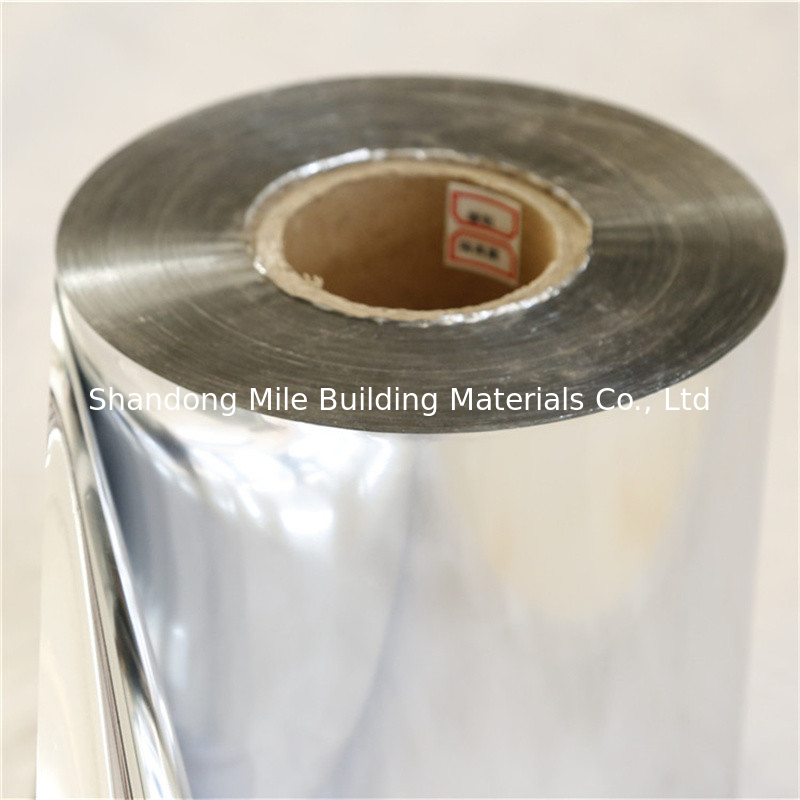45Micron  Reinforced Glossy Aluminum Foil Composite Film for Self-adhesive Bitumen Tapes