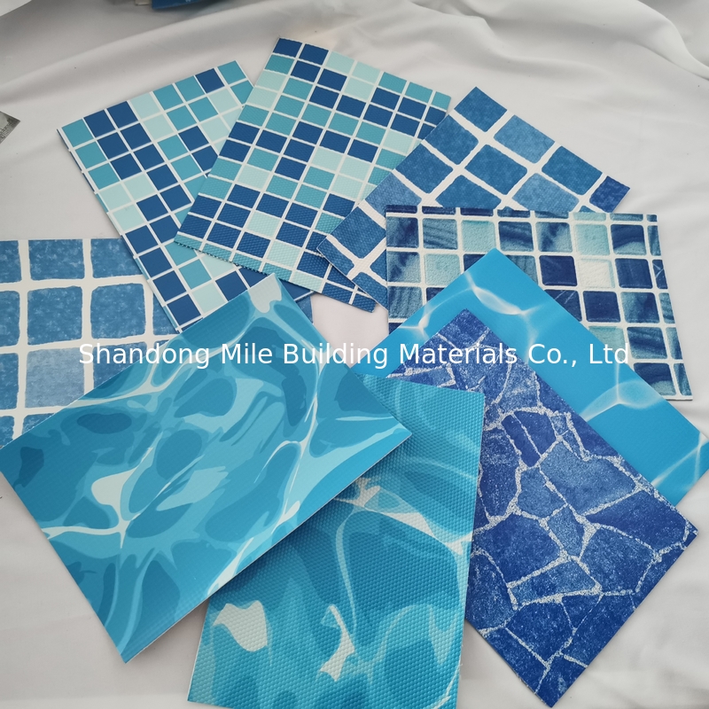 Popular Color 1.5mm 2.0mm 1.65m 1.83m 2.0m Reinforced Mesh  PVC Liner For Swimming Pool