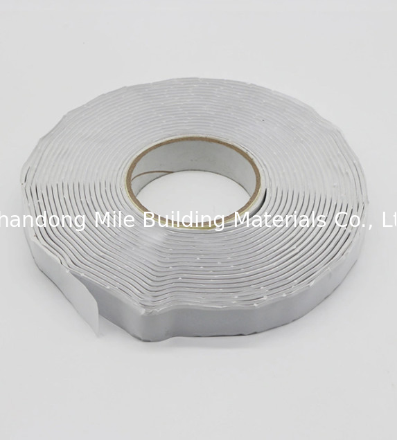 Waterproof Sealing Material Butyl Rubber Tape, Double Side High Voltage Aluminum Foil Butyl Mastic Tape for Roofing