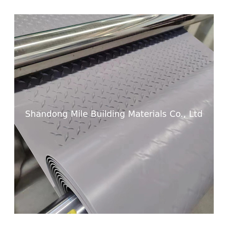 Dark Grey 4.5mm TPO Walkway Board TPO Waterproof Membrane for Workshop