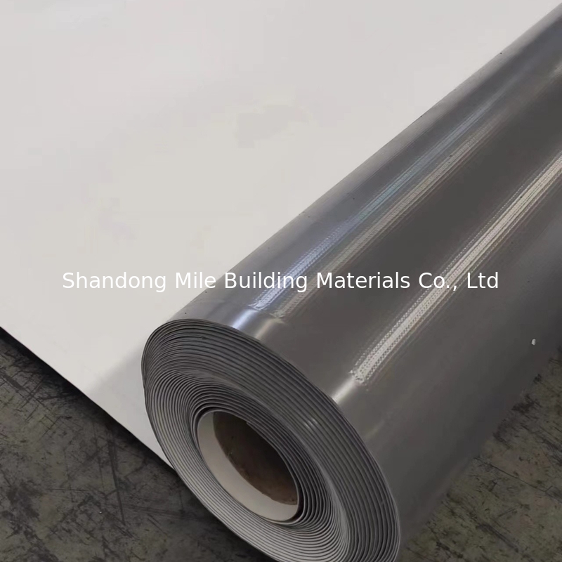 TPO Roofing Waterproof Membrane For Building Construction Film 1.2mm 1.5mm TPO Geomembrane Reinforced Membranes Sheet