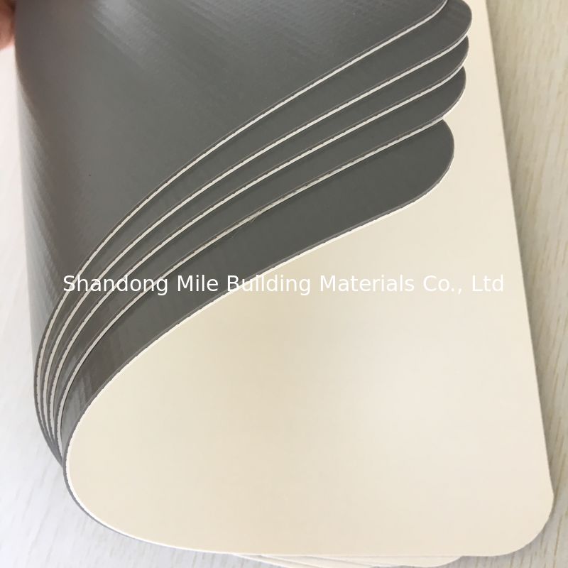 Homogeneous Polyester Reinforced PVC Waterproof Membranes for Roofing