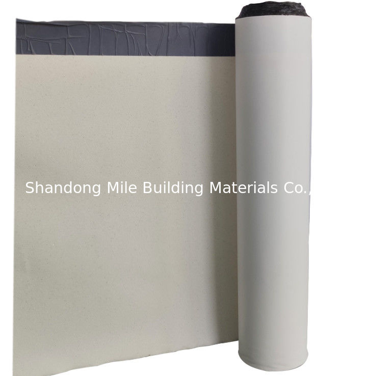 Pre-Applied HDPE Waterproof Membrane for Building Material High Tensile Strength and Adhesivity
