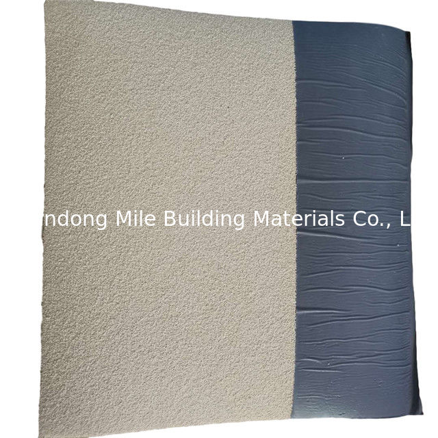 Fully bond to concrete reinforced with fabric pvc uv resistance pre-applied hdpe self-adhesive waterproof film