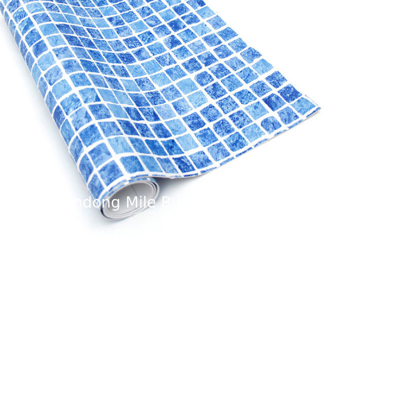 Anti-UV Custom Mosaic Logo polyvinyl chloride waterproof pvc swimming pool liner film