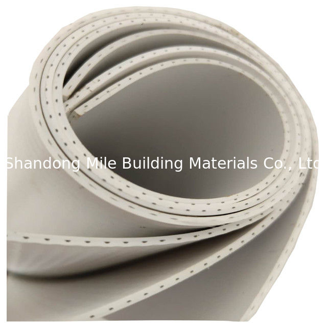Reinforced with fabric white construction roof PVC anti-uv waterproof sheet