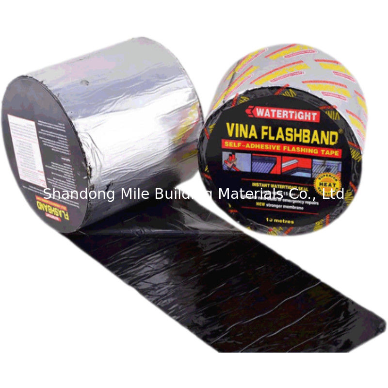 1.2mm aluminum foil self adhesive asphalt waterproofing flashing band