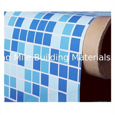 Reinforced with Fabric UV-resistant mosaic Anti-Slip pvc swimming pool liner