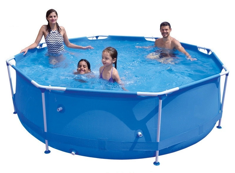 Easy Installation Large Metal Frame Above Ground Swimming Pool